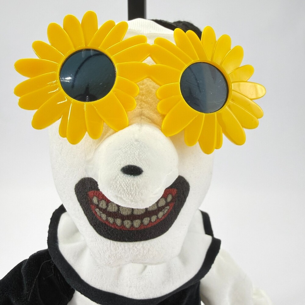Terrifier | Art The Clown | 12" Plush With Sunflower Glasses | NWT